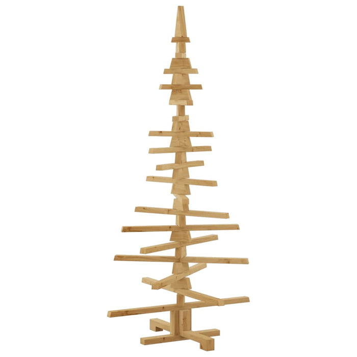 Albero di Natale in legno Marrone 150 cm Legno di pino massello 42016700