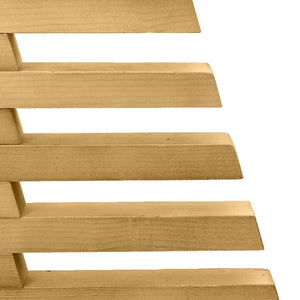 Albero di Natale in legno Marrone 180 cm Legno di pino massello 42016701