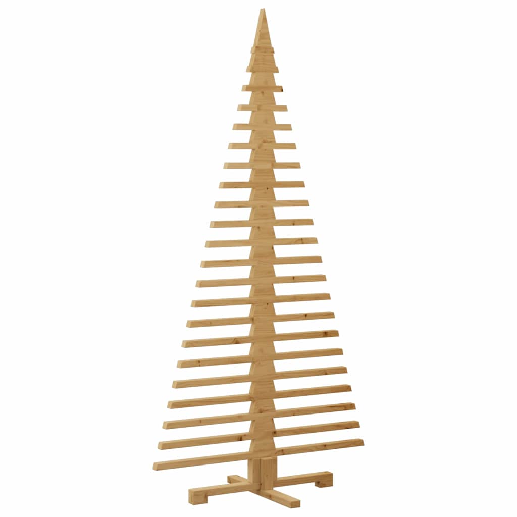 Albero di Natale in legno Marrone 180 cm Legno di pino massello 42016701