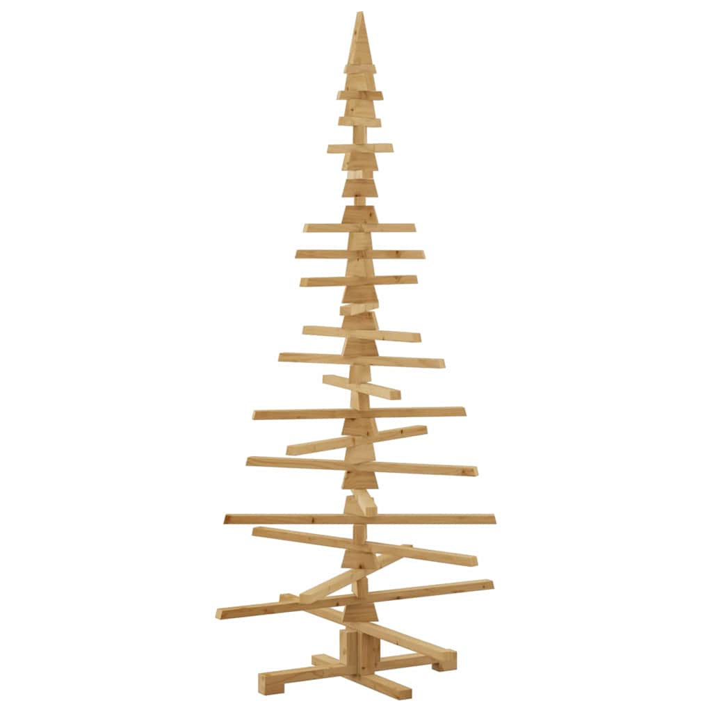 Albero di Natale in legno Marrone 180 cm Legno di pino massello 42016701
