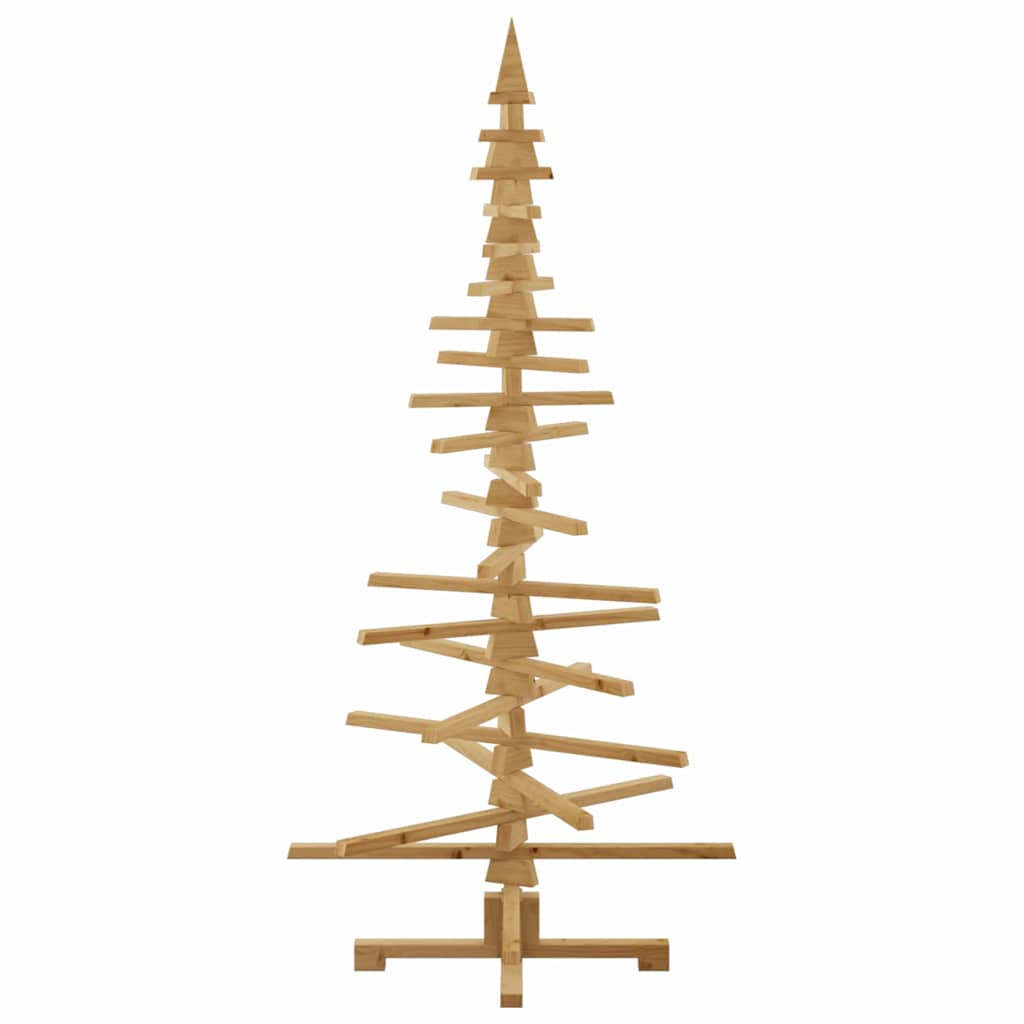 Albero di Natale in legno Marrone 180 cm Legno di pino massello 42016701