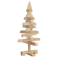 Alberi di Natale Naturale 60 cm Legno di pino massello 42016703