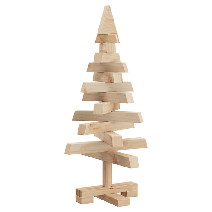 Alberi di Natale Naturale 60 cm Legno di pino massello 42016703