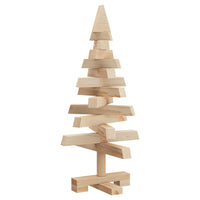 Alberi di Natale Naturale 60 cm Legno di pino massello 42016703