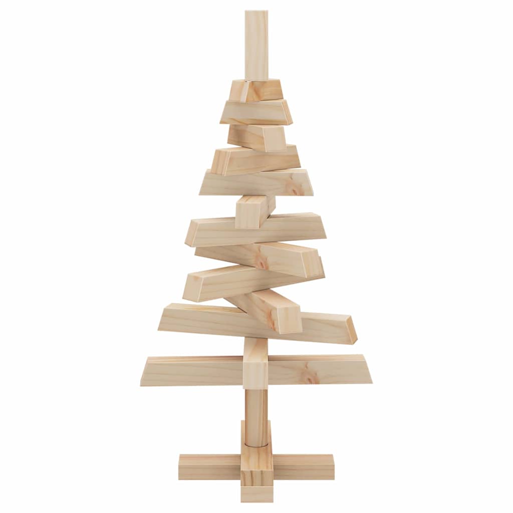 Alberi di Natale Naturale 60 cm Legno di pino massello 42016703