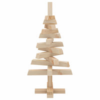 Alberi di Natale Naturale 60 cm Legno di pino massello 42016703