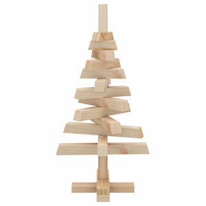 Alberi di Natale Naturale 60 cm Legno di pino massello 42016703