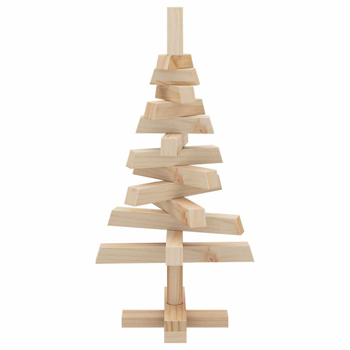 Alberi di Natale Naturale 60 cm Legno di pino massello 42016703