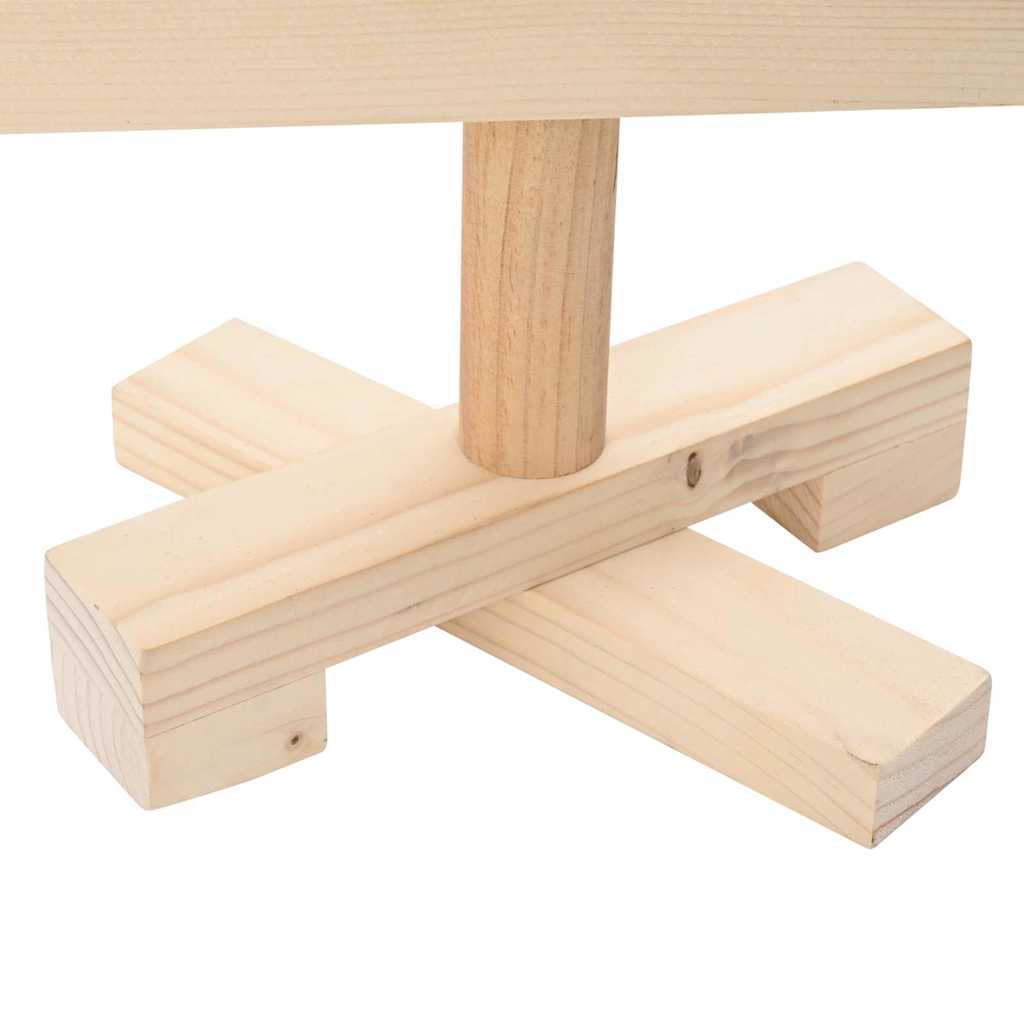 Alberi di Natale Naturale 90 cm Legno di pino massello 42016704