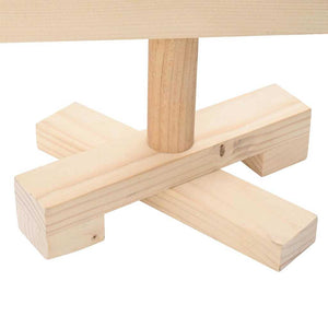 Alberi di Natale Naturale 90 cm Legno di pino massello 42016704