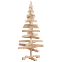 Alberi di Natale Naturale 90 cm Legno di pino massello 42016704