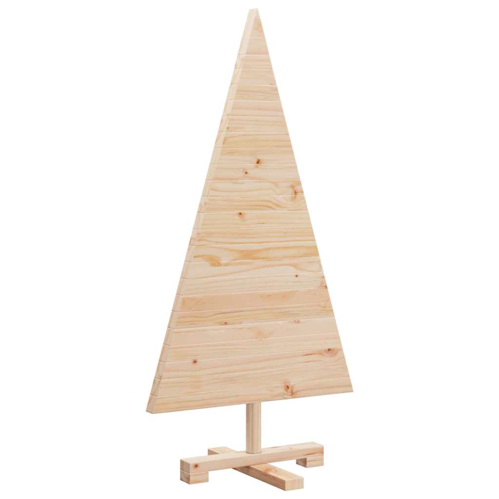 Alberi di Natale Naturale 90 cm Legno di pino massello 42016704