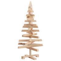 Alberi di Natale Naturale 90 cm Legno di pino massello 42016704