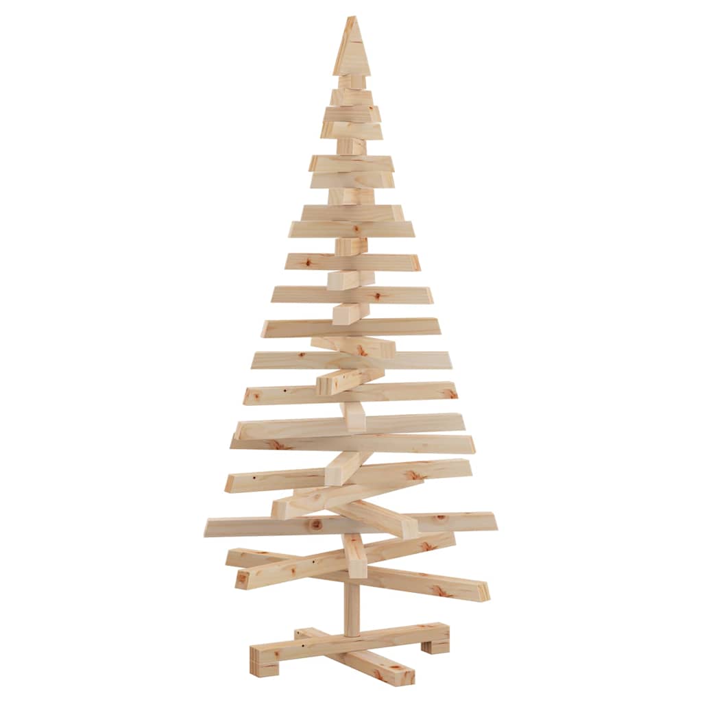 Alberi di Natale Naturale 120 cm Legno di pino massello 42016705
