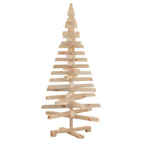 Alberi di Natale Naturale 120 cm Legno di pino massello 42016705
