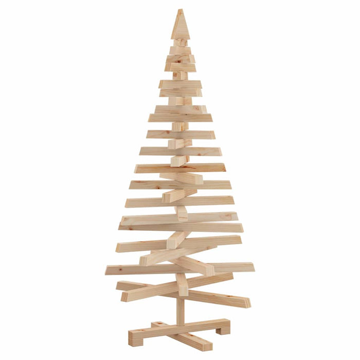 Alberi di Natale Naturale 120 cm Legno di pino massello 42016705