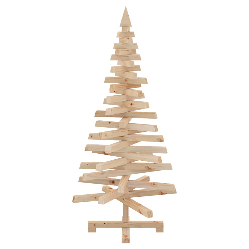Alberi di Natale Naturale 120 cm Legno di pino massello 42016705