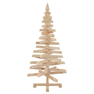 Alberi di Natale Naturale 120 cm Legno di pino massello 42016705