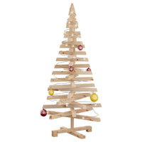 Alberi di Natale Naturale 120 cm Legno di pino massello 42016705
