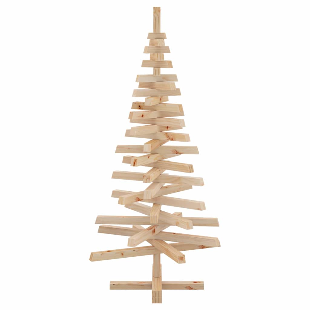 Alberi di Natale Naturale 120 cm Legno di pino massello 42016705
