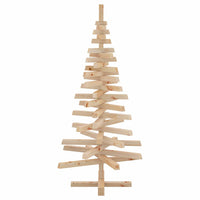 Alberi di Natale Naturale 120 cm Legno di pino massello 42016705