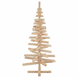 Alberi di Natale Naturale 120 cm Legno di pino massello 42016705