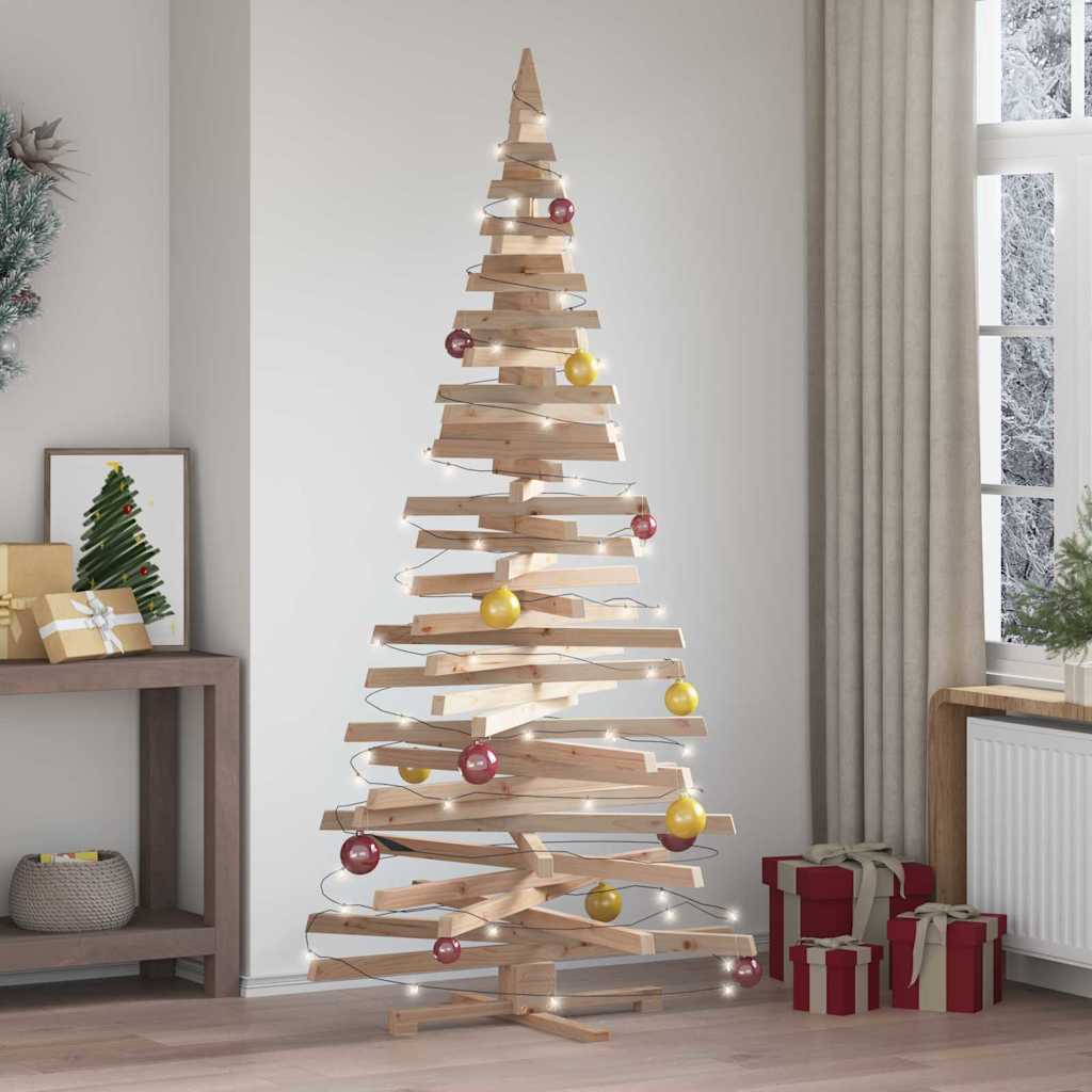 Alberi di Natale Naturale 210 cm Legno di pino massello 42016708