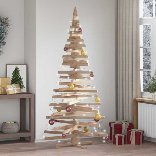 Alberi di Natale Naturale 210 cm Legno di pino massello 42016708