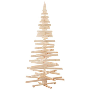 Alberi di Natale Naturale 210 cm Legno di pino massello 42016708