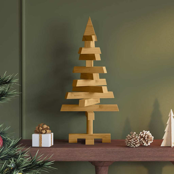 Alberi di Natale Marrone 60 cm Legno di pino massello 42016709