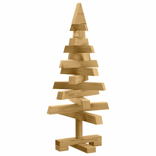 Alberi di Natale Marrone 60 cm Legno di pino massello 42016709