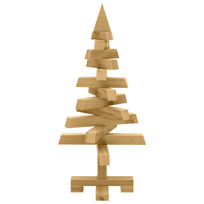 Alberi di Natale Marrone 60 cm Legno di pino massello 42016709