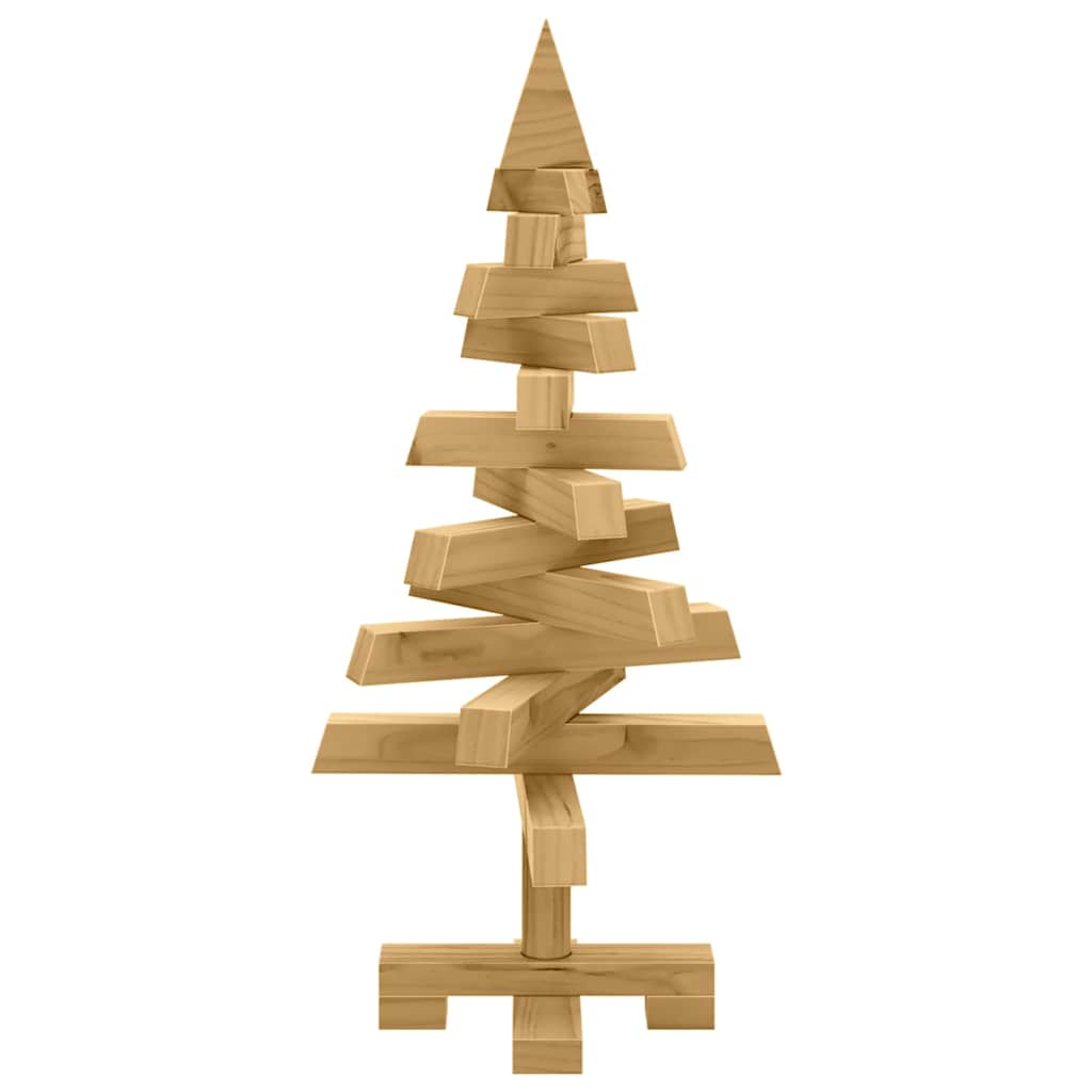 Alberi di Natale Marrone 60 cm Legno di pino massello 42016709