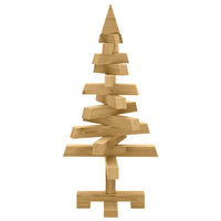Alberi di Natale Marrone 60 cm Legno di pino massello 42016709