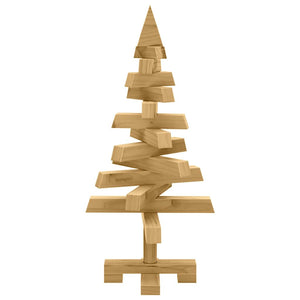 Alberi di Natale Marrone 60 cm Legno di pino massello 42016709