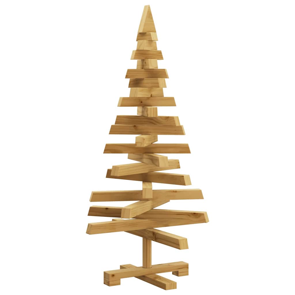 Alberi di Natale Marrone 90 cm Legno di pino massello 42016710