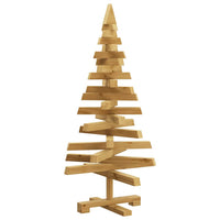 Alberi di Natale Marrone 90 cm Legno di pino massello 42016710