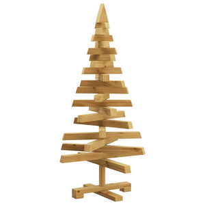 Alberi di Natale Marrone 90 cm Legno di pino massello 42016710