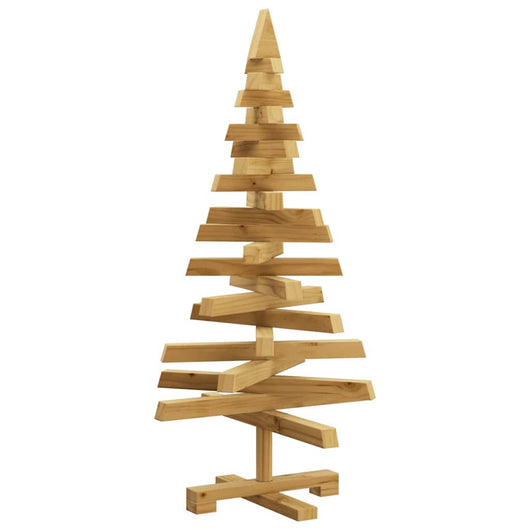 Alberi di Natale Marrone 90 cm Legno di pino massello 42016710