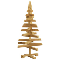 Alberi di Natale Marrone 90 cm Legno di pino massello 42016710