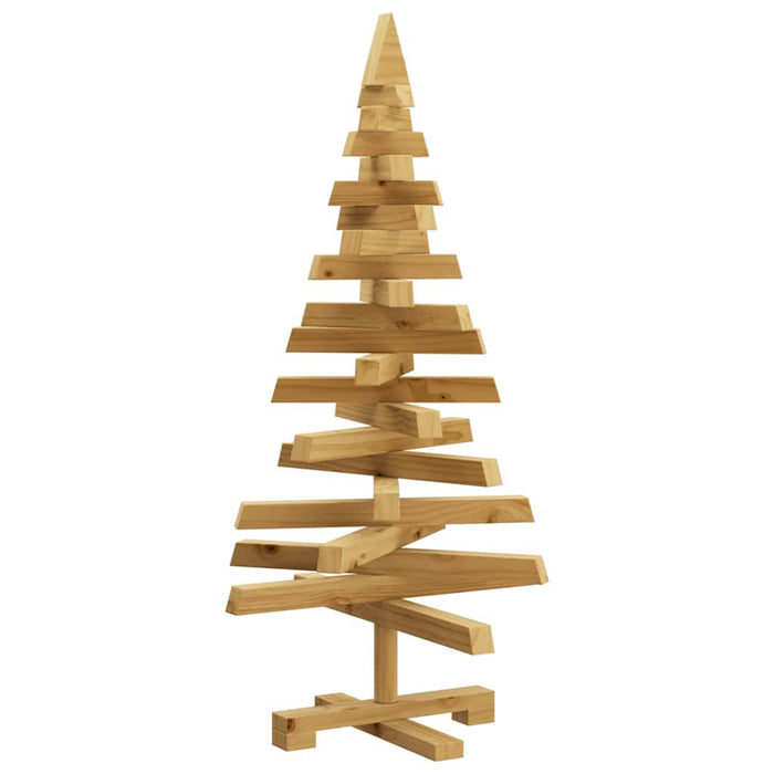 Alberi di Natale Marrone 90 cm Legno di pino massello 42016710