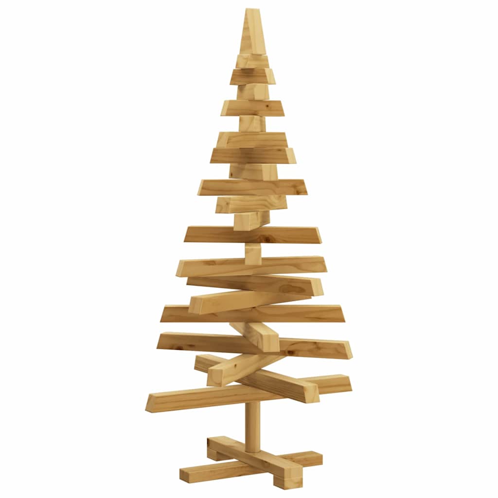 Alberi di Natale Marrone 90 cm Legno di pino massello 42016710