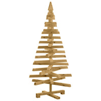 Alberi di Natale Marrone 120 cm Legno di pino massello 42016711