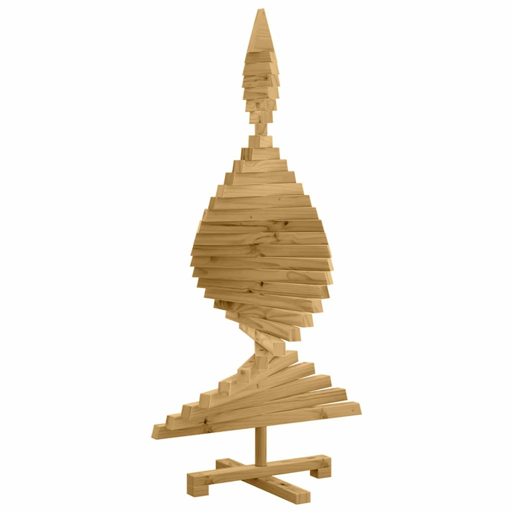 Alberi di Natale Marrone 120 cm Legno di pino massello 42016711