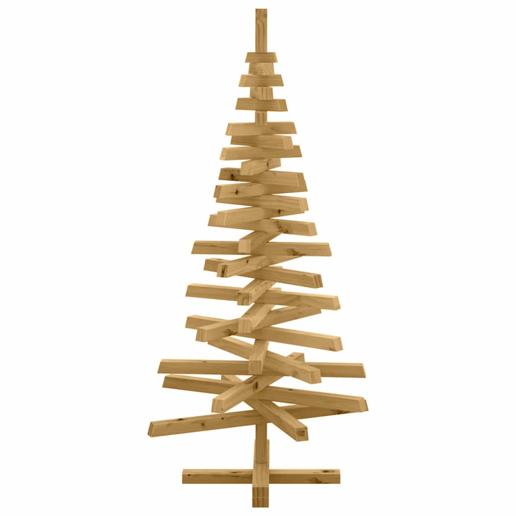 Alberi di Natale Marrone 120 cm Legno di pino massello 42016711