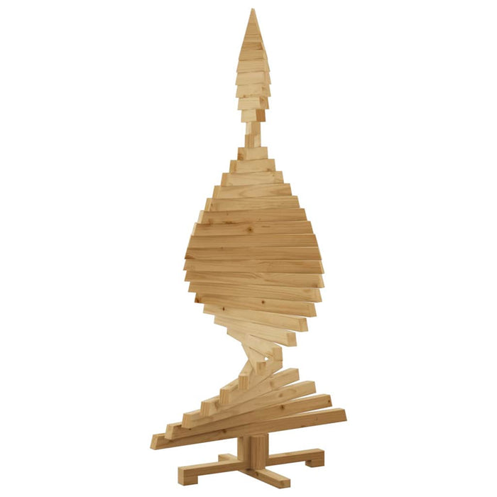 Alberi di Natale Marrone 150 cm Legno di pino massello 42016712
