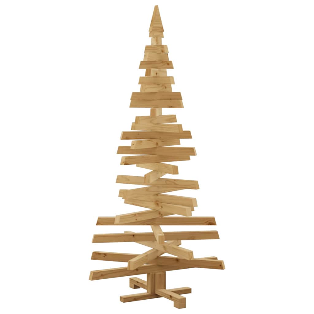 Alberi di Natale Marrone 150 cm Legno di pino massello 42016712