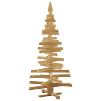 Alberi di Natale Marrone 150 cm Legno di pino massello 42016712