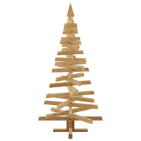 Alberi di Natale Marrone 150 cm Legno di pino massello 42016712