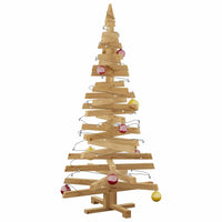 Alberi di Natale Marrone 150 cm Legno di pino massello 42016712